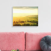 Fine Art Canvas Print - Kansas Flint Hills Leinwanddruck (Insitu (Wohnzimmer))