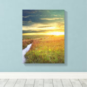 Fine Art Canvas Print - Konza Prairie Leinwanddruck (Insitu (Holzboden))