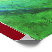 Fine Art Christmas Splendor Magical Christmas Tree Poster (Ecke)