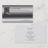 Fine Art - Eine Reise mit Metallic-Effekt Visitenkarte (Vorne/Hinten)