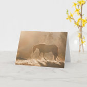 Fine Art Equine Blank-Mitteilungskarten Karte (Gelbe Blume)