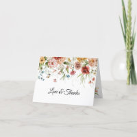 Fine Art Floral Drop Kinderdusche Danke Karte