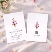 Fine Art Floral Wedding Invitation Template Einladung