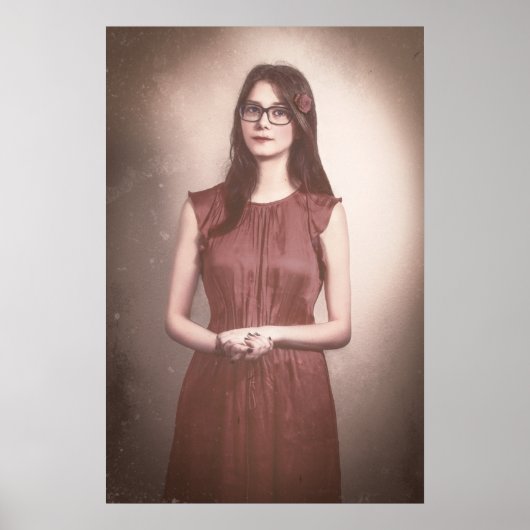 Fine Art | Fotografie einer schönen Frau Poster (Vorne)