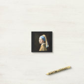 Fine Art Girl with Pearl Earring by Vermeer Post-it Klebezettel (Auf Schreibtisch)