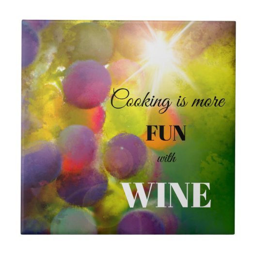 Fine Art Grapes Festival - Martha Argerich Projekt Fliese (Vorderseite)