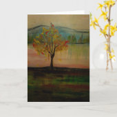 Fine Art Grußkarte Karte (Gelbe Blume)