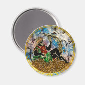 Fine Art Image for Standard, 2¼ Zoll Round-Magnet Magnet (Vorderseite/Rückseite)