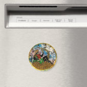 Fine Art Image for Standard, 2¼ Zoll Round-Magnet Magnet (In Situ (Geschirrspüler))
