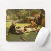 Fine Art in Full Sunlight - James Tissot Gemälde Mousepad (Mit Mouse)