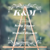  Fine Art Inspired Wedding Signage Acrylschild (Neutral)