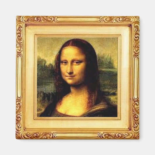 Fine Art Magnet - Mona Lisa von Leonardo da Vinci (Vorne)