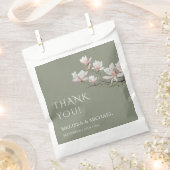 Fine Art Magnolia Wedding Thank You Geschenktütchen (Ausgeschnitten)