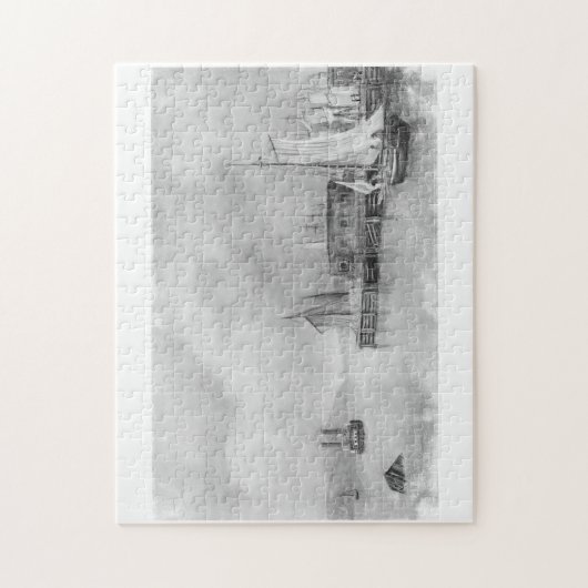 Fine Art Metropolitan - North Battery oder Red For Puzzle (Vertikal)