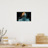 Fine-Art-Modeporträt einer Frau Poster (Küche)