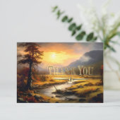 Fine Art Nature Beileid Foto Vielen Dank Karte (Stehend Vorderseite)