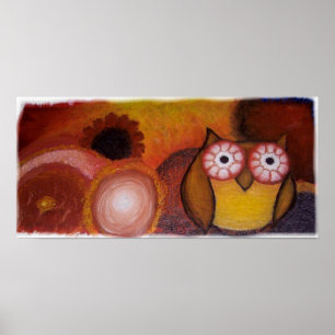 Fine Art Owl Print Poster