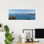 Fine Art Panorama Poster Golden Gate Bridge (Heimbüro)
