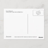 Fine Art Post Card - Gartenlandschaft, Farbe Wasse Postkarte (Rückseite)