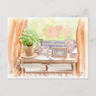 Fine Art Postcard - "Pictures", Aquarell Postkarte