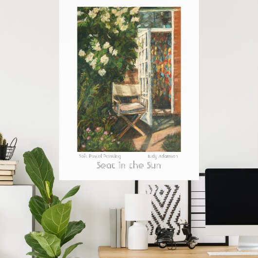 Fine Art Poster oder Print - Ein Platz in der Sonn (Heimbüro)