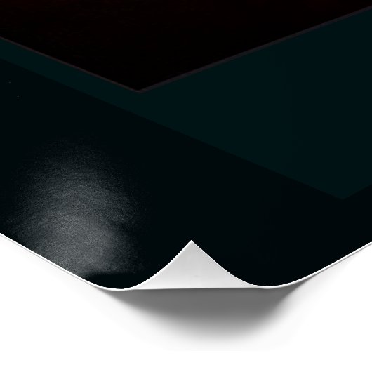 Fine Art Poster "Pouring Rain" (Ecke)