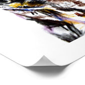 Fine Art Print: Great Horned Owl Illustration Poster (Ecke)