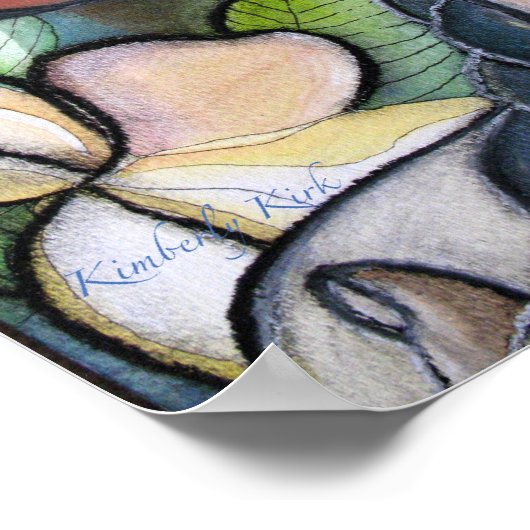 Fine Art Print: "Self Healing" Poster (Ecke)