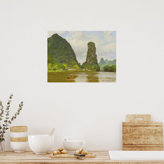 Fine Art Shutong Mountain in Yanshuo Poster (Küche)
