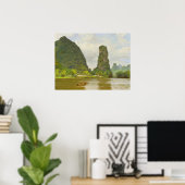 Fine Art Shutong Mountain in Yanshuo Poster (Heimbüro)