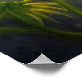 Fine Art Sonnenblumen Malerei Print "Wohnung 1" Poster (Ecke)