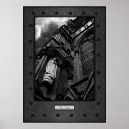 Fine Art, The Cleric, riveted Steel Frame Effect Poster