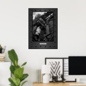 Fine Art, The Cleric, riveted Steel Frame Effect Poster (Heimbüro)