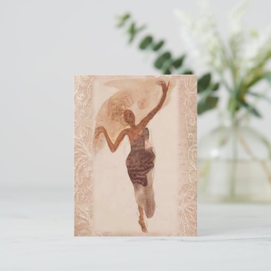 Fine Art ~ The Dancer c1906 Postkarte (Stehend Vorderseite)