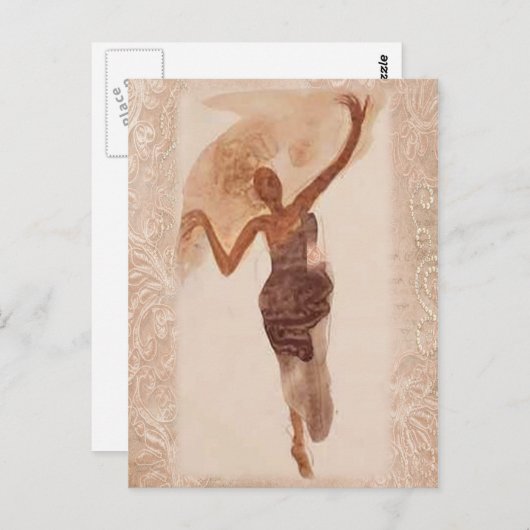 Fine Art ~ The Dancer c1906 Postkarte (Vorne/Hinten)