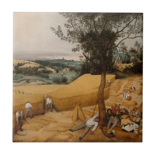 Fine Art The Harvesters 1565 Pieter Bruegel Fliese (Vorderseite)