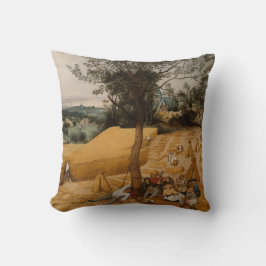Fine Art The Harvesters 1565 Pieter Bruegel Kissen