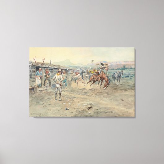Fine Art The Tender Foot von Charles Marion Russel Leinwanddruck (Vorderseite)