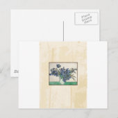 Fine Art Van Gogh Irises Postkarte (Vorne/Hinten)