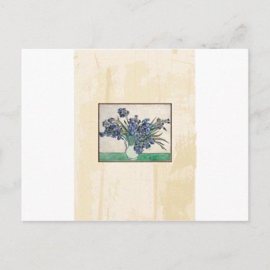 Fine Art Van Gogh Irises Postkarte (Vorderseite)