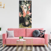 Fine Art Vase mit Red Gladioli von Van Gogh Leinwanddruck (Insitu (Wohnzimmer))