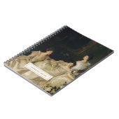Fine Art Vintages Personalisiertes Notebook Notizblock (Linke Seite)