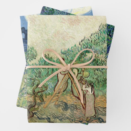 Fine Art von Vincent Van Gogh, Decoupage Geschenkpapier Set (Beispiel)