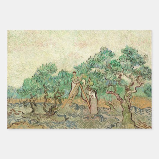 Fine Art von Vincent Van Gogh, Decoupage Geschenkpapier Set (Vorderseite)