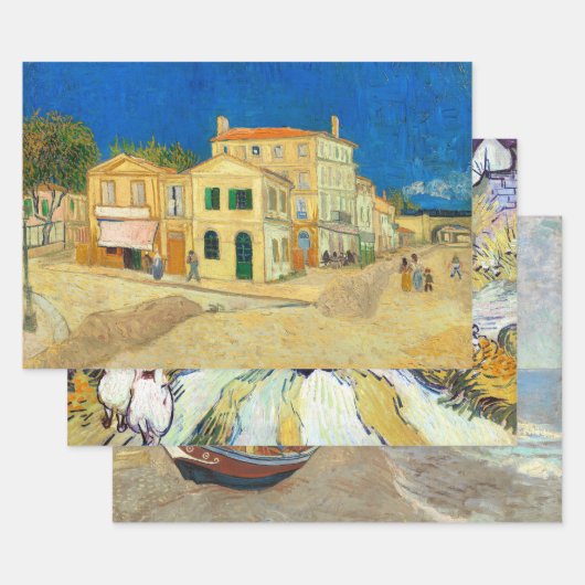 Fine Art von Vincent Van Gogh, Decoupage Geschenkpapier Set (Set)