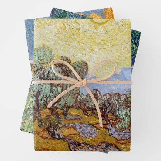 Fine Art von Vincent Van Gogh, Decoupage Geschenkpapier Set (Beispiel)
