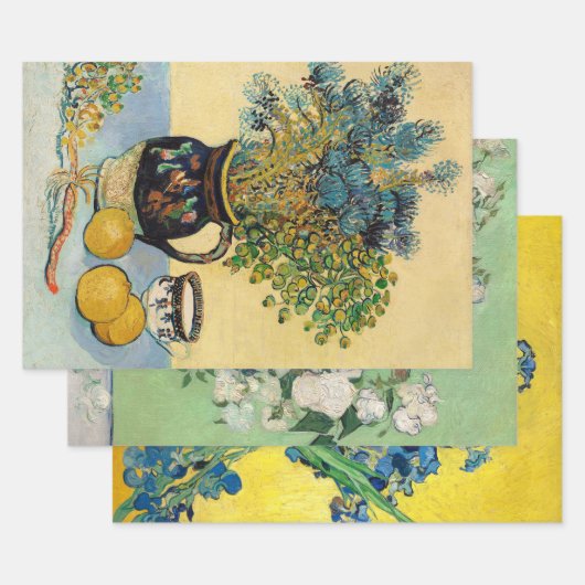 Fine Art von Vincent Van Gogh, Decoupage Geschenkpapier Set (Set)