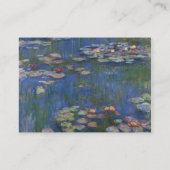 Fine Art Water Lilies Hochzeitskarten Begleitkarte (Rückseite)