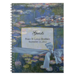 Fine Art Wedding Guest Sign in Notebook Notizblock