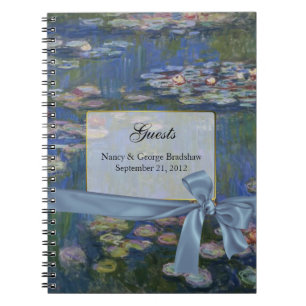 Fine Art Wedding Guest Sign in Notebook Notizblock